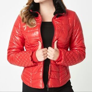 NEW GUESS Colett Puffer Jacket SZ XS